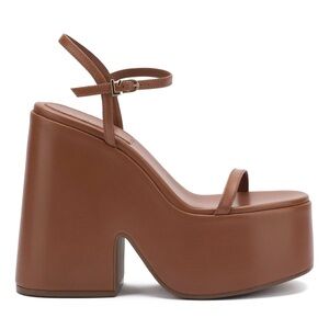 NEW! Larroude Wanda Platform Wedge Sandal 9 Revolve
